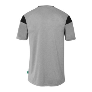 MAILLOT UHLSPORT SQUAD 27 MC GRIS FONCE CHINE/NOIR