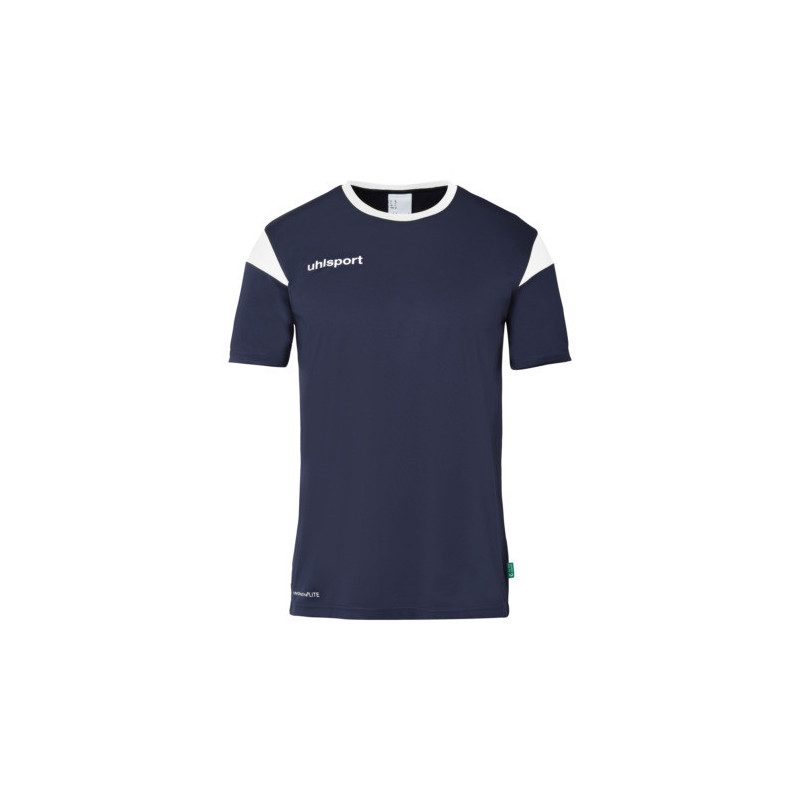 MAILLOT UHLSPORT SQUAD 27 MC GRIS FONCE BLEU MARINE/BLANC