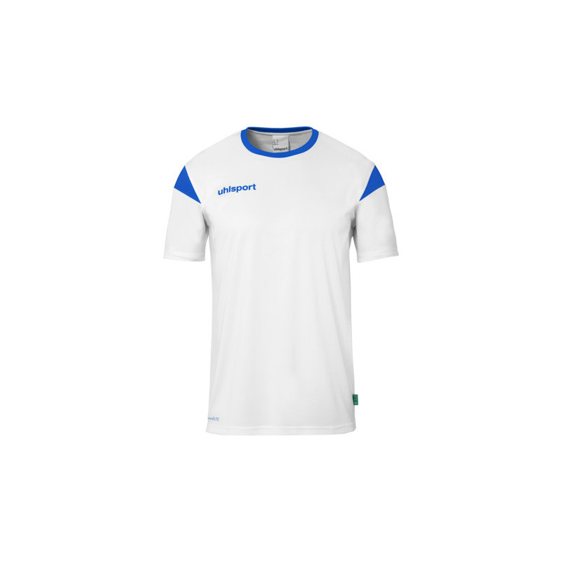 MAILLOT UHLSPORT SQUAD 27 MC BLANC/AZUR