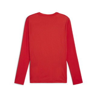 PUMA TEAMGOAL LS JERSEY ROUGE