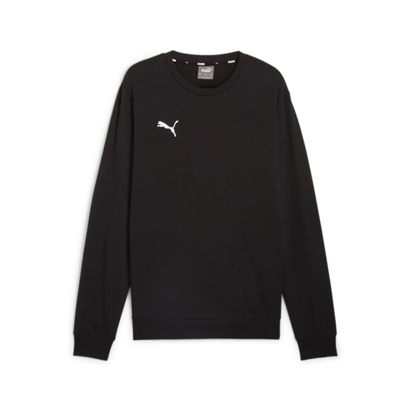 PUMA TEAMGOAL CASUAL CREW NECK SWEAT NOIR