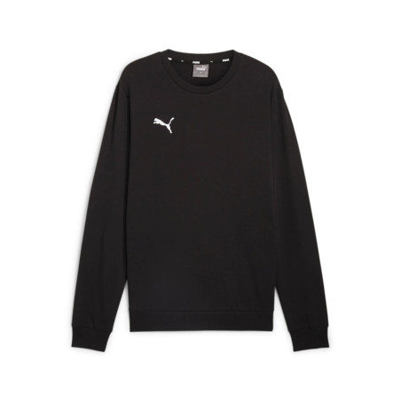 PUMA TEAMGOAL CASUAL CREW NECK SWEAT NOIR