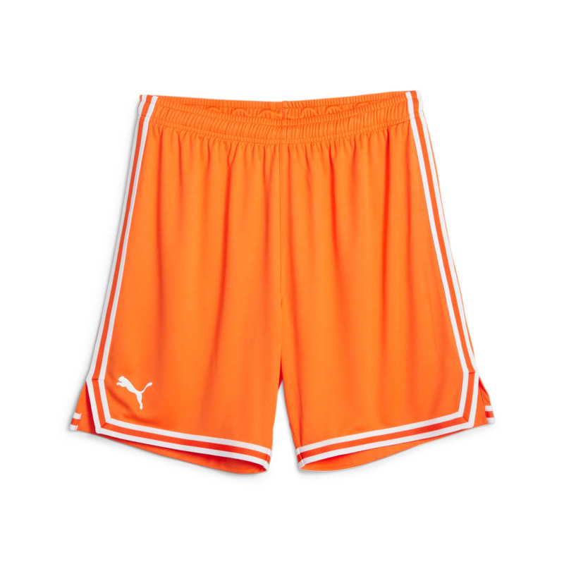 PUMA HOOPS TEAMGAME SHORT ORANGE