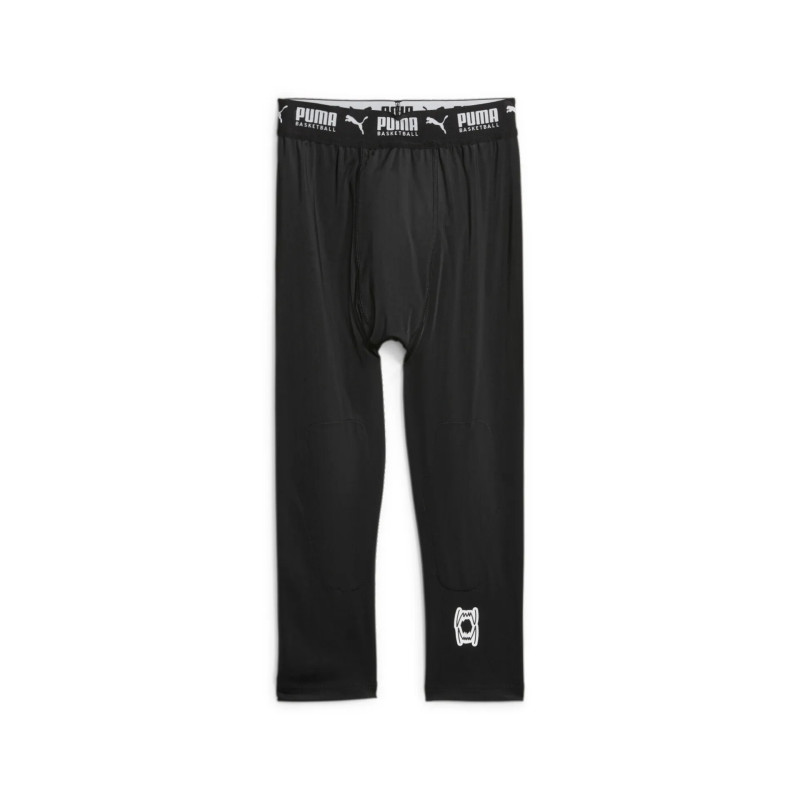PUMA HOOPS TEAM 3/4 TIGHT BASELAYER NOIR