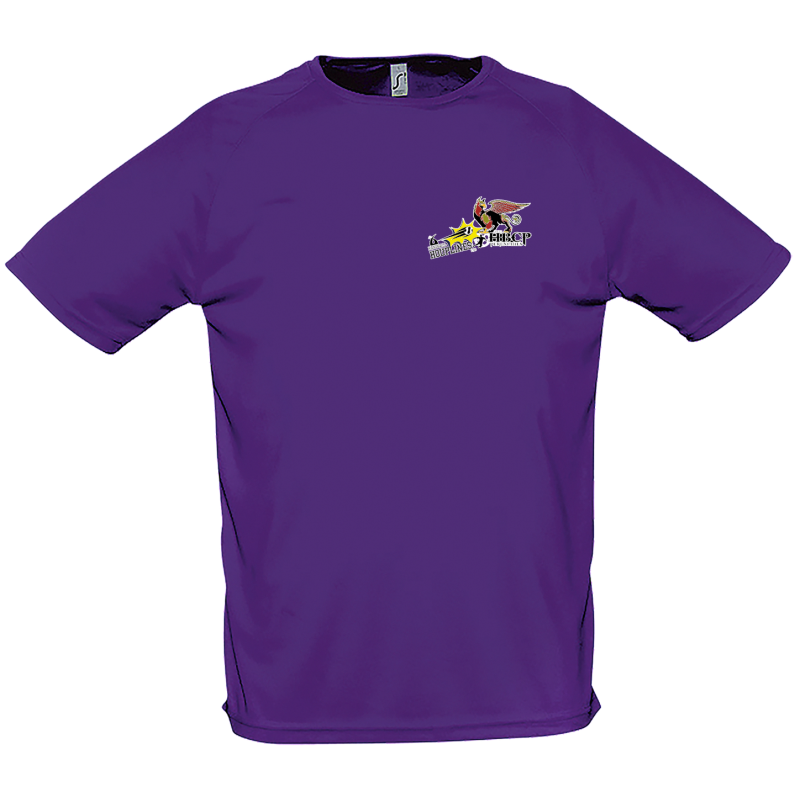 HB HOUPLINES-TEE-SHIRT COTON VIOLET