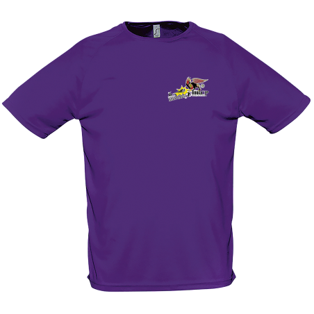 HB HOUPLINES-TEE-SHIRT COTON VIOLET