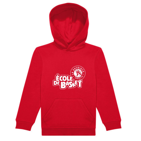 LPT - Sweat enfant rouge Ecole de Basket