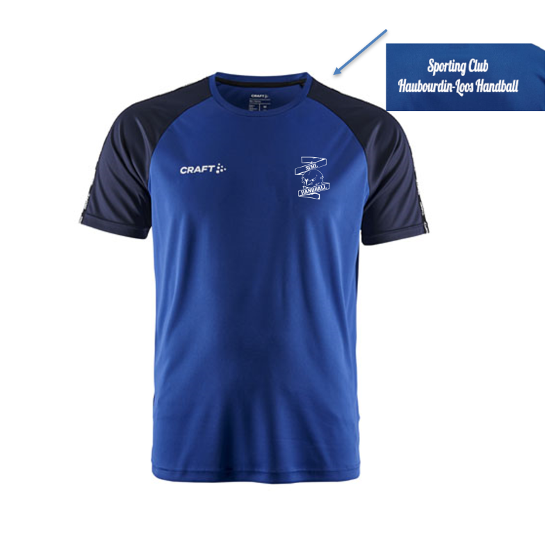 SCHL-Maillot homme/enfant CRAFT SQUAD 2.0 bleu royal