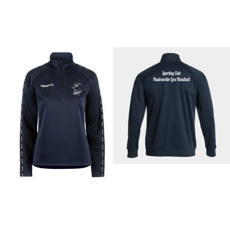 SCHL-Sweat 1/4 zip femme CRAFT SQUAD 2.0