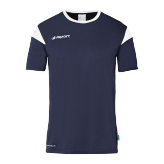 MAILLOT UHLSPORT SQUAD 27 MC GRIS FONCE BLEU MARINE/BLANC