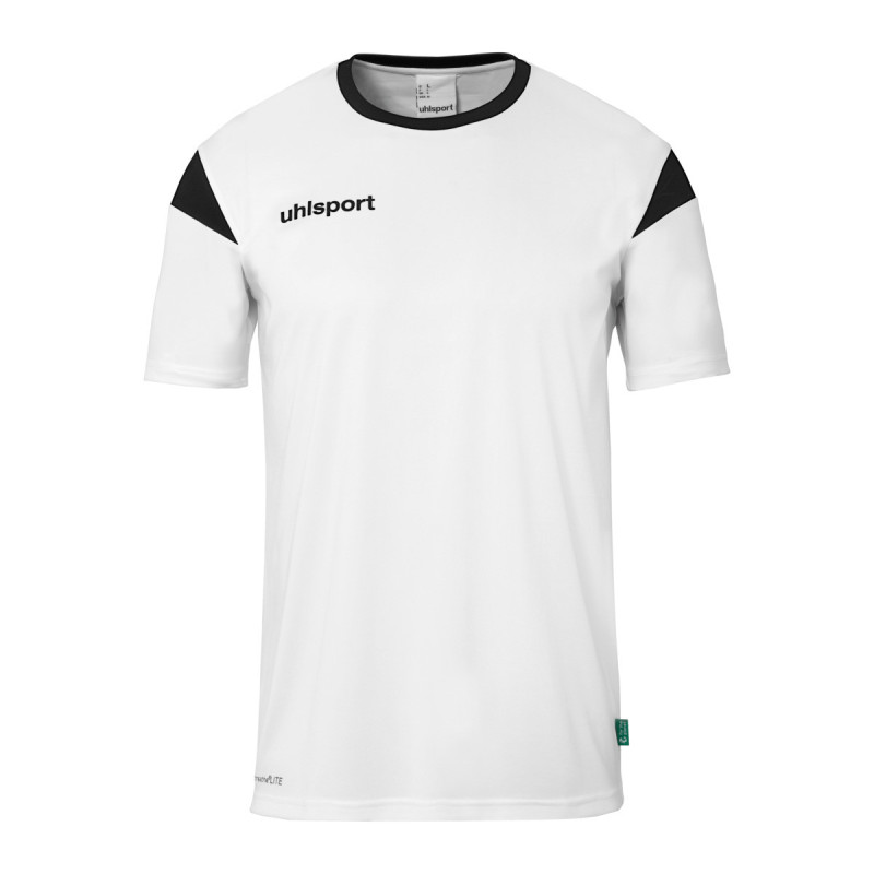 MAILLOT UHLSPORT SQUAD 27 MC BLANC/NOIR