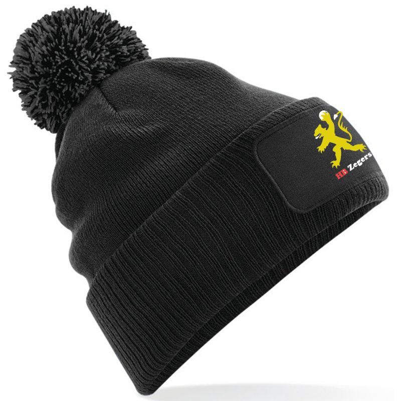 HB ZEGERS-Bonnet Pompon noir