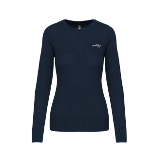 Pull col rond Femme