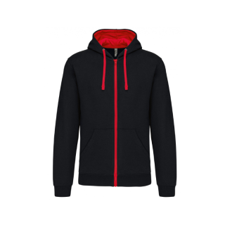 Sweat à capuche contrasté Kariban ADULTE